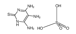 4,5,6-triamino-1H-pyrimidine-2-thione, sulfate Structure