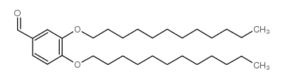 3',4'-(二十二烷氧荃)苯甲醛结构式
