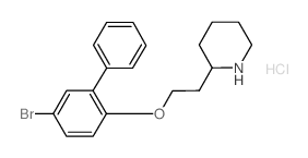 2-{2-[(5-Bromo[1,1'-biphenyl]-2-yl)oxy]-ethyl}piperidine hydrochloride Structure