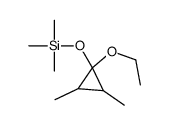 (9CI)-[(1-乙氧基-2,3-二甲基环丙基)氧基]三甲基-硅烷结构式