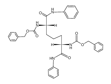 L-N,N-diphenyl-2,6-dibenzyloxycarbonylaminopimelamide Structure