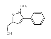 (1-甲基-5-苯基-1H-吡唑-3-基)甲醇结构式