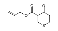 3-allyloxycarbonyl-5,6-dihydro-4-thiinone Structure
