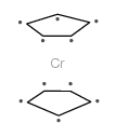 双(环戊二烯)铬结构式