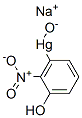 Hydroxymercuri-o-nitrophenol, sodium salt结构式