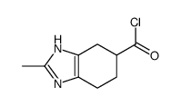 (9ci)-4,5,6,7-四氢-2-甲基-1H-苯并咪唑-5-羰酰氯结构式
