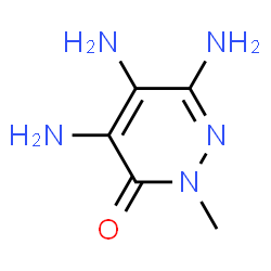 3(2H)-Pyridazinone,4,5,6-triamino-2-methyl- structure
