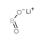 偏硼酸锂,无水结构式