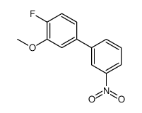 1-fluoro-2-methoxy-4-(3-nitrophenyl)benzene结构式