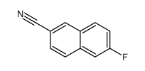 6-fluoronaphthalene-2-carbonitrile结构式