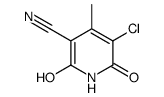 3-氰基-4-甲基-5-氯-6-羟基-2-吡啶酮结构式