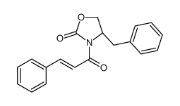 (4R)-4-benzyl-3-(3-phenylprop-2-enoyl)-1,3-oxazolidin-2-one结构式