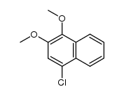 4-chloro-1,2-dimethoxynaphthalene Structure
