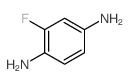 2-氟苯-1,4-二胺结构式