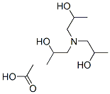 2-Propanol, 1,1,1-nitrilotris-, acetate (salt) Structure