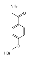 2-(4-Methoxyphenyl)-2-oxoethanaminium bromide结构式