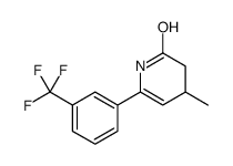 4-methyl-6-[3-(trifluoromethyl)phenyl]-3,4-dihydro-1H-pyridin-2-one结构式