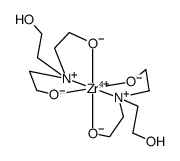 zirconium bis(triethanolaminate) Structure