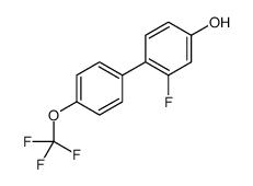3-fluoro-4-[4-(trifluoromethoxy)phenyl]phenol结构式