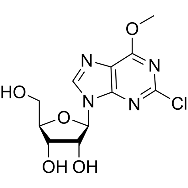 2-氯-6-O-甲基肌苷结构式