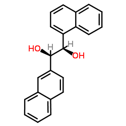 (R,R)-(+)-1-(1-Naphthyl)-2-(2-naphthyl)-1,2-ethanediol Structure