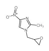 1H-Imidazole,2-methyl-4-nitro-1-(2-oxiranylmethyl)- Structure