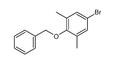 2-(苄氧基)-5-溴-1,3-二甲基苯结构式