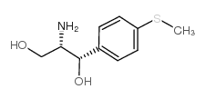 (1S,2S)-(+)-2-氨基-1-[4-(甲硫基)苯基-1,3-丙二醇结构式