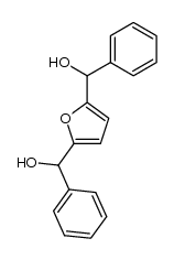 2,5-bis(phenyl hydroxy methyl)furan Structure