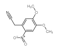 2-(4,5-二甲氧基-2-硝基苯基)乙腈结构式