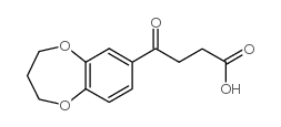 4-(3,4-二氢-2H-1,5-苯并二噁平-7-基)-4-氧代丁酸结构式