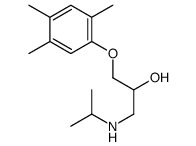 1-(Isopropylamino)-3-(2,4,5-trimethylphenoxy)-2-propanol结构式