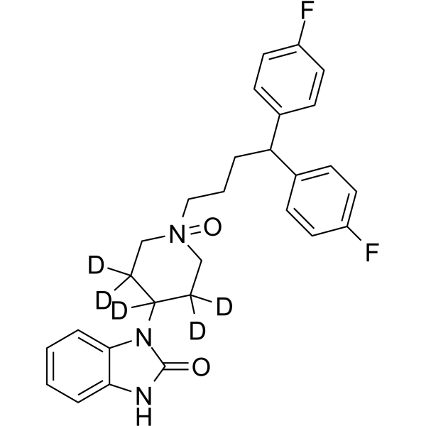 Pimozide-d5 N-Oxide Structure