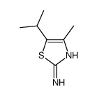5-异丙基-4-甲基噻唑-2-胺结构式