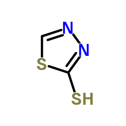 1,3,4-Thiadiazole-2-thiol Structure