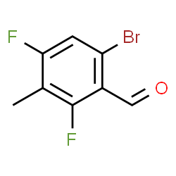 6-Bromo-2,4-difluoro-3-methylbenzaldehyde Structure