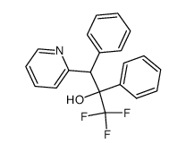 1,1,1-TRIFLUORO-2,3-DIPHENYL-3-(PYRIDIN-2-YL)PROPAN-2-OL Structure