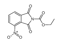 4-硝基-N-碳乙氧基邻苯二甲酰亚胺结构式