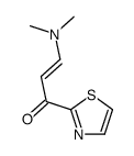 3-(dimethylamino)-1-(1,3-thiazol-2-yl)prop-2-en-1-one结构式