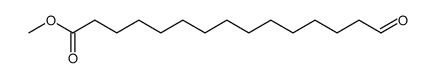 15-oxo-pentadecanoic acid methyl ester Structure