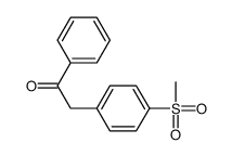 2-(4-methylsulfonylphenyl)-1-phenylethanone Structure