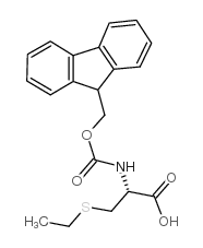S-乙基-N-Fmoc-L-半胱氨酸结构式