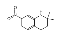 1,2,3,4-tetrahydro-2,2-dimethyl-7-nitroquinoline结构式
