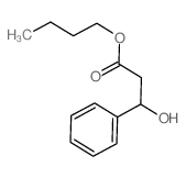 Benzenepropanoic acid, b-hydroxy-, butyl ester结构式