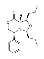 (2S,6S,7R,9S)-2-phenyl-7,9-dipropyl-1-aza-4,8-dioxabicyclo[4.3.01,6]nonan-5-one结构式