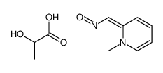 2-hydroxypropanoate,[(E)-(1-methylpyridin-2-ylidene)methyl]-oxoazanium结构式