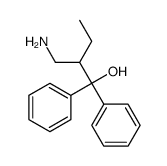 Benzenemethanol, a-[1-(aminomethyl)propyl]-a-phenyl- Structure