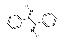 1,2-Ethanedione,1,2-diphenyl-, 1,2-dioxime Structure