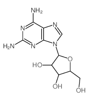9H-Purine,2,6-diamino-9-a-D-arabinofuranosyl-(8CI) picture