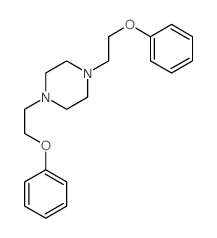 Piperazine,1,4-bis(2-phenoxyethyl)-结构式